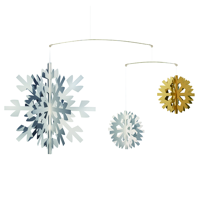 スカンジナビアンスノーフレークモビール　70㎝　Livingly