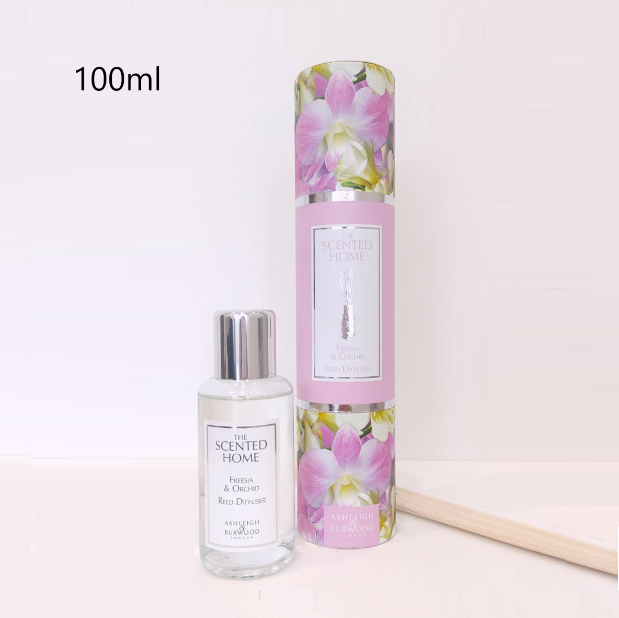 ディフューザー　フリージア＆オーキッド　100ml　ASHLEIGH&BURWOOD