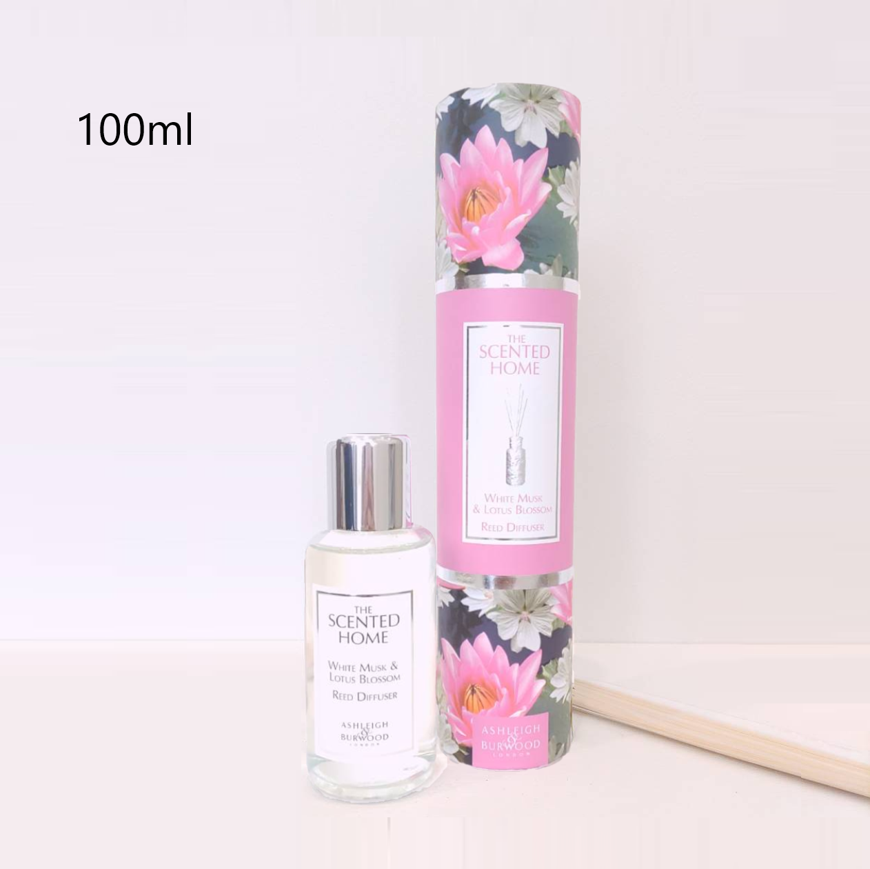 ディフューザー ホワイトムスク＆ロータスブロッサム 100ml ASHLEIGH&BURWOOD