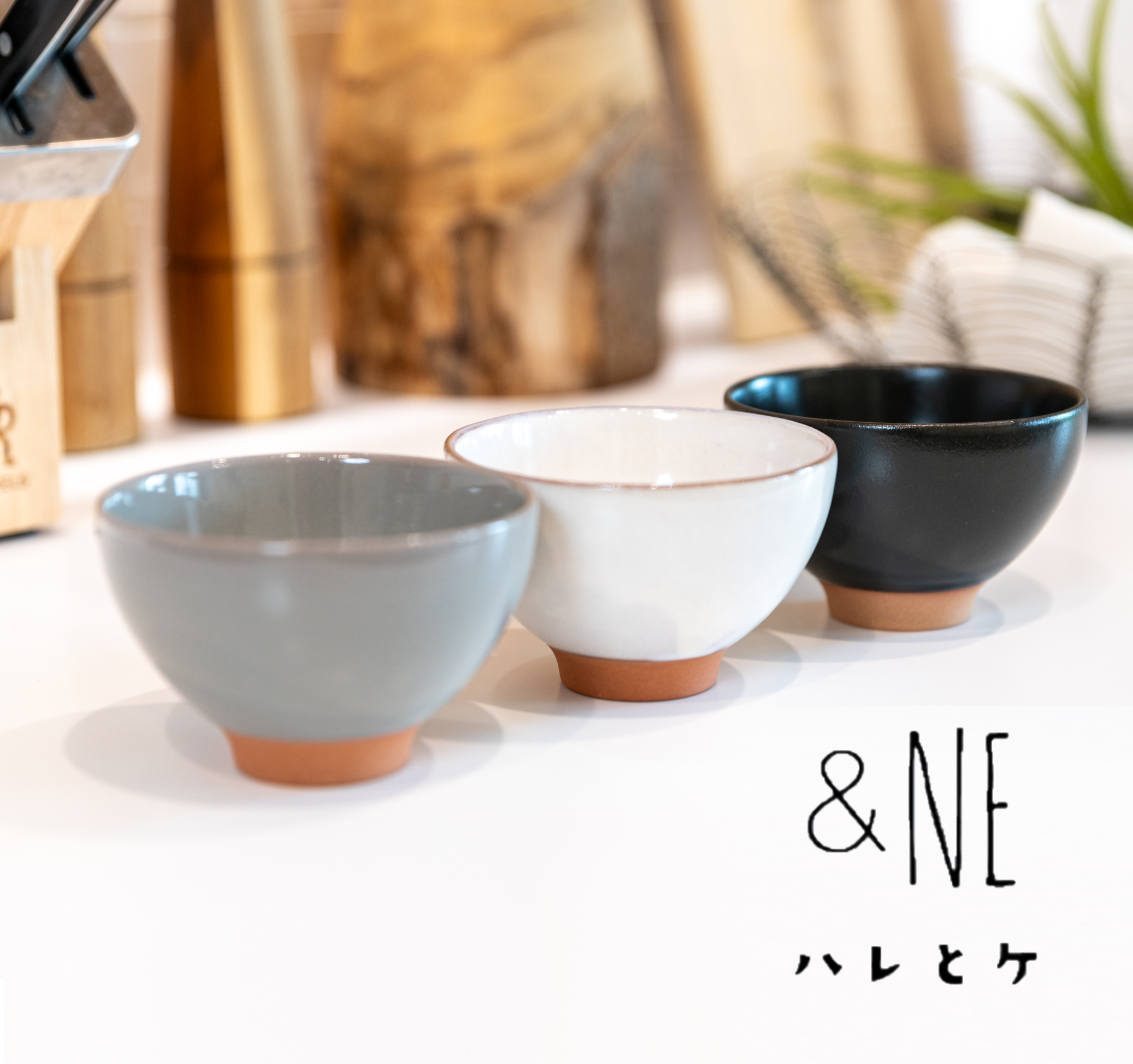 ハレとケ　美濃焼　赤土お茶碗
